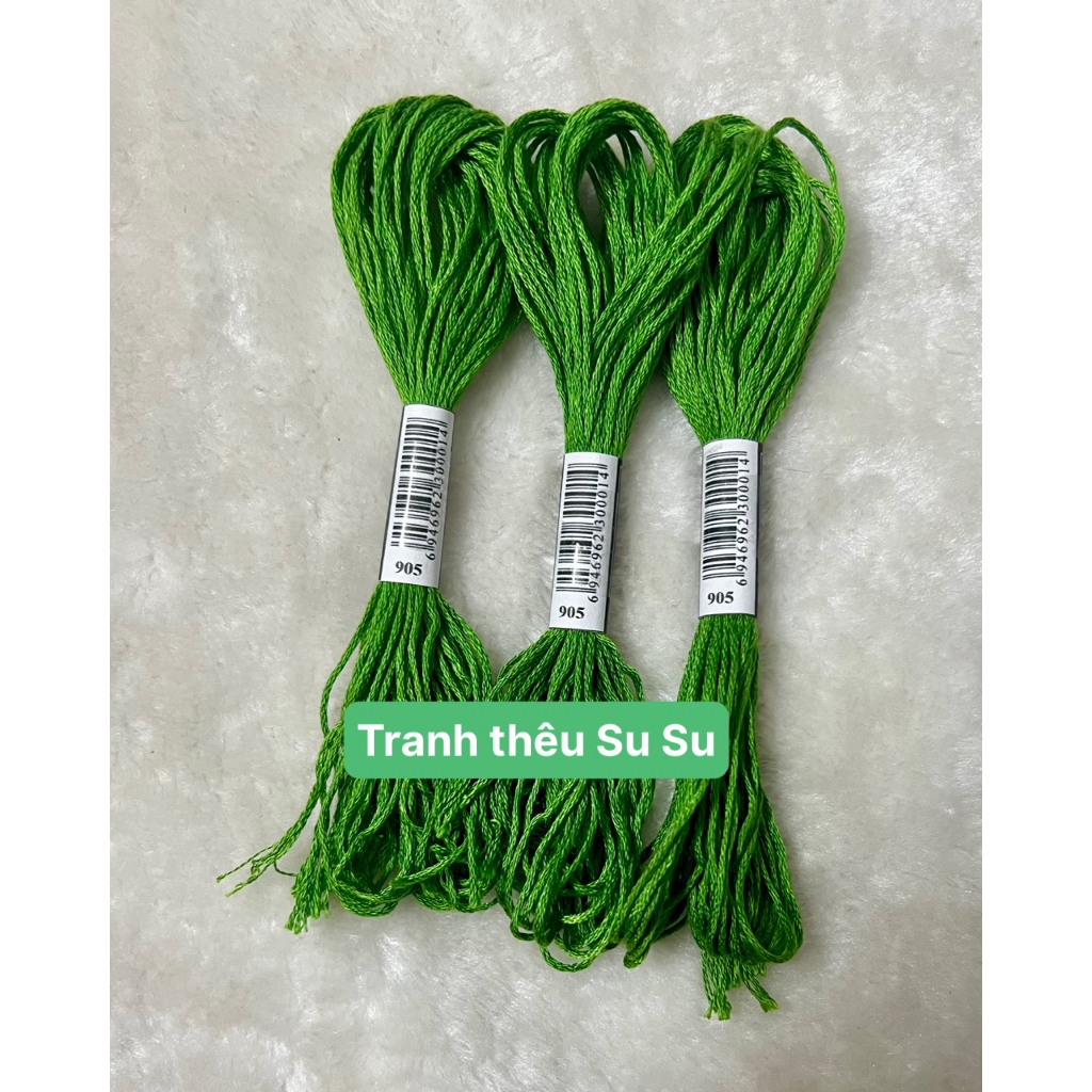 [HCM] 1 tép chỉ thêu cotton theo mã theo hệ DMC, mã từ 900 đến 967
