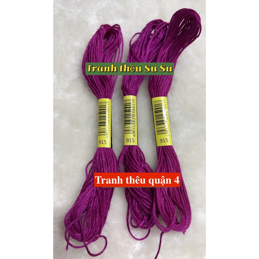 [HCM] 1 tép chỉ thêu cotton theo mã theo hệ DMC, mã từ 900 đến 967