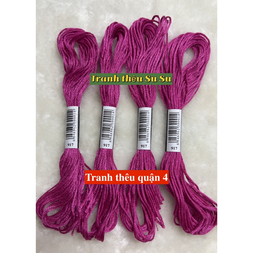 [HCM] 1 tép chỉ thêu cotton theo mã theo hệ DMC, mã từ 900 đến 967