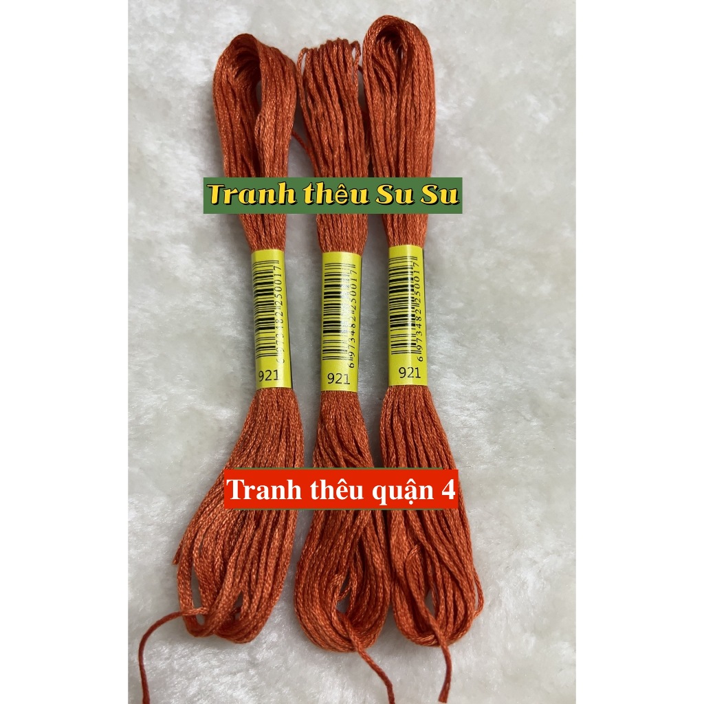 [HCM] 1 tép chỉ thêu cotton theo mã theo hệ DMC, mã từ 900 đến 967