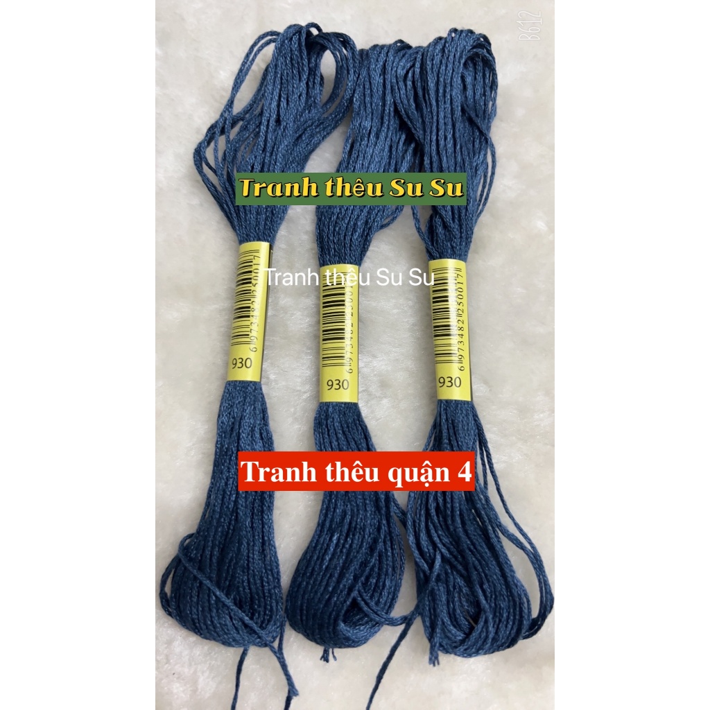 [HCM] 1 tép chỉ thêu cotton theo mã theo hệ DMC, mã từ 900 đến 967