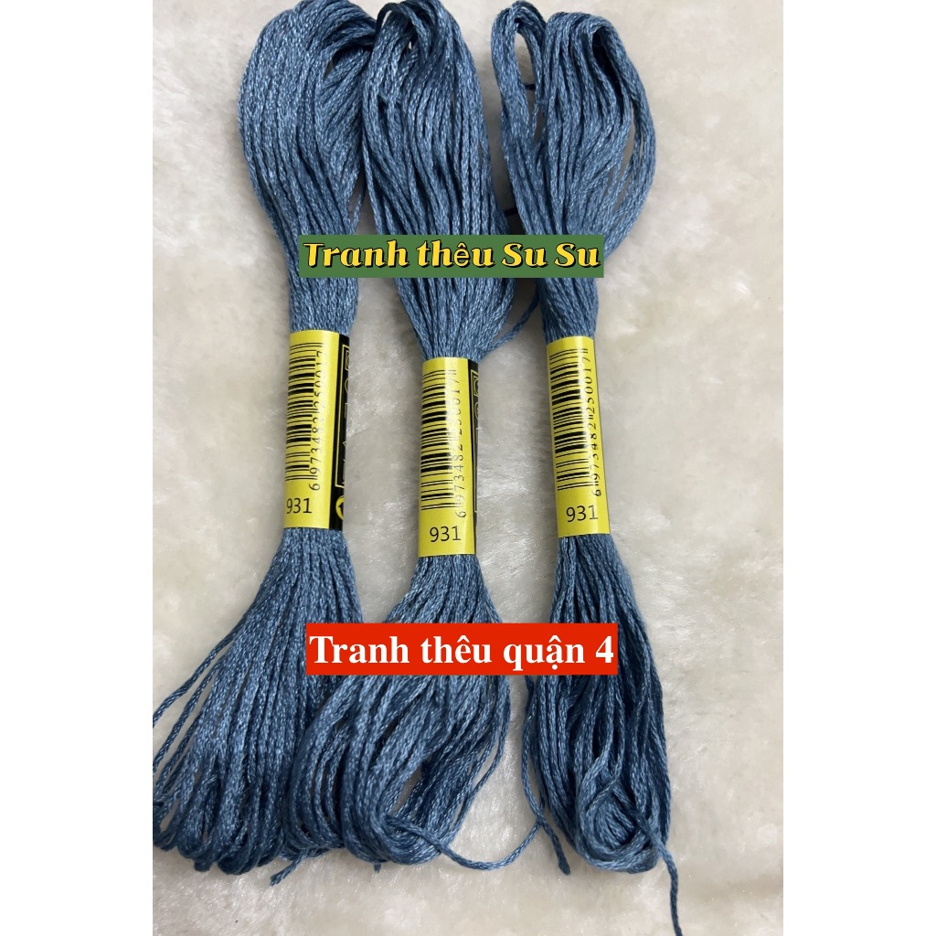 [HCM] 1 tép chỉ thêu cotton theo mã theo hệ DMC, mã từ 900 đến 967