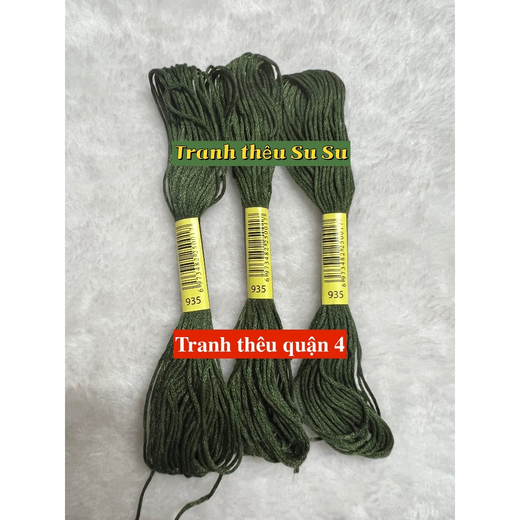 [HCM] 1 tép chỉ thêu cotton theo mã theo hệ DMC, mã từ 900 đến 967