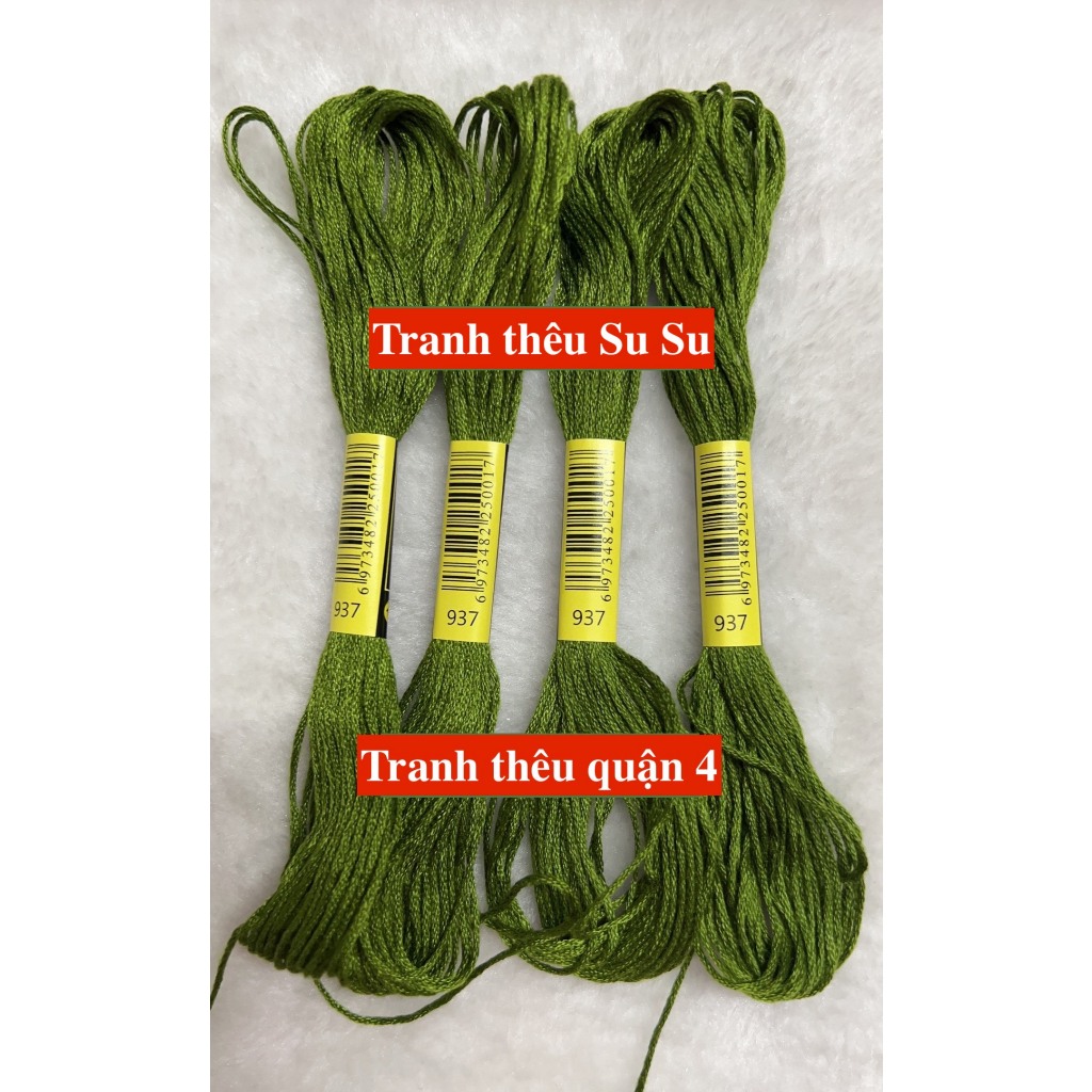 [HCM] 1 tép chỉ thêu cotton theo mã theo hệ DMC, mã từ 900 đến 967