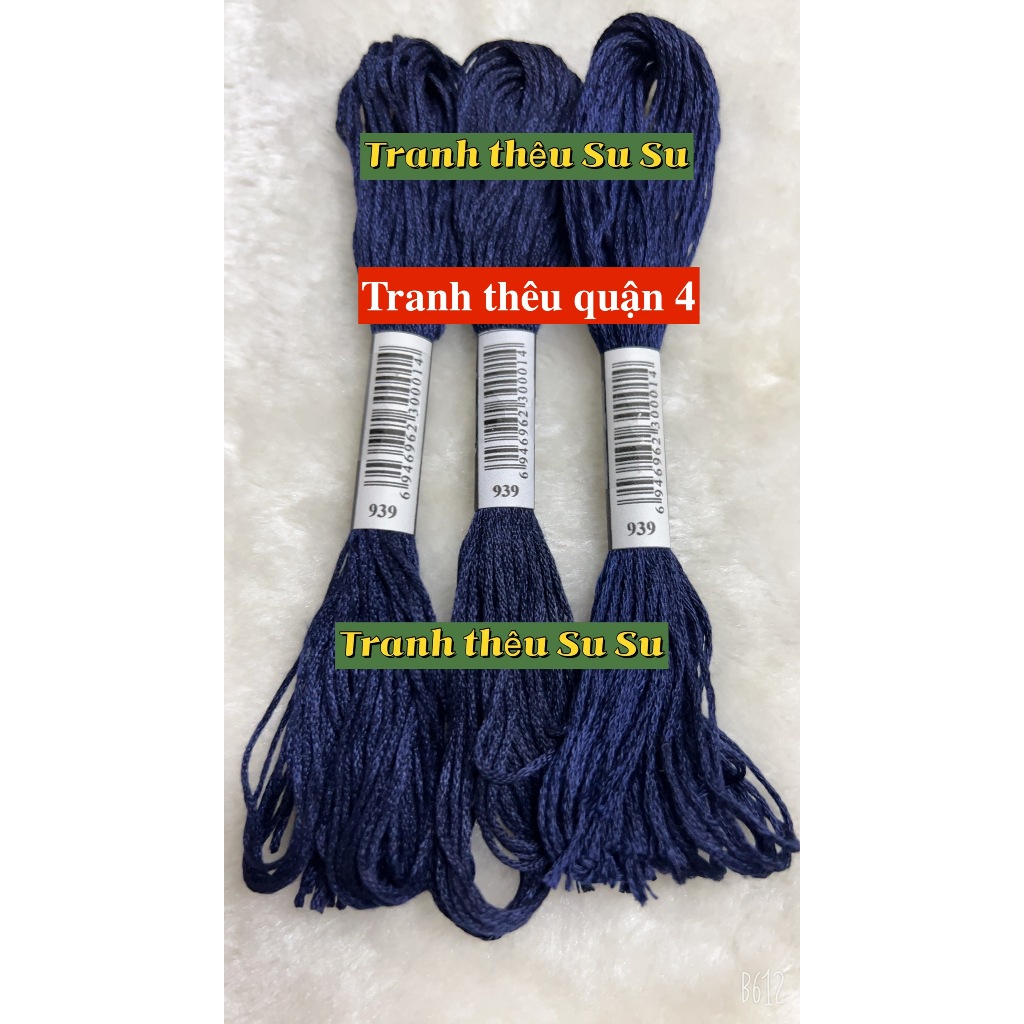 [HCM] 1 tép chỉ thêu cotton theo mã theo hệ DMC, mã từ 900 đến 967