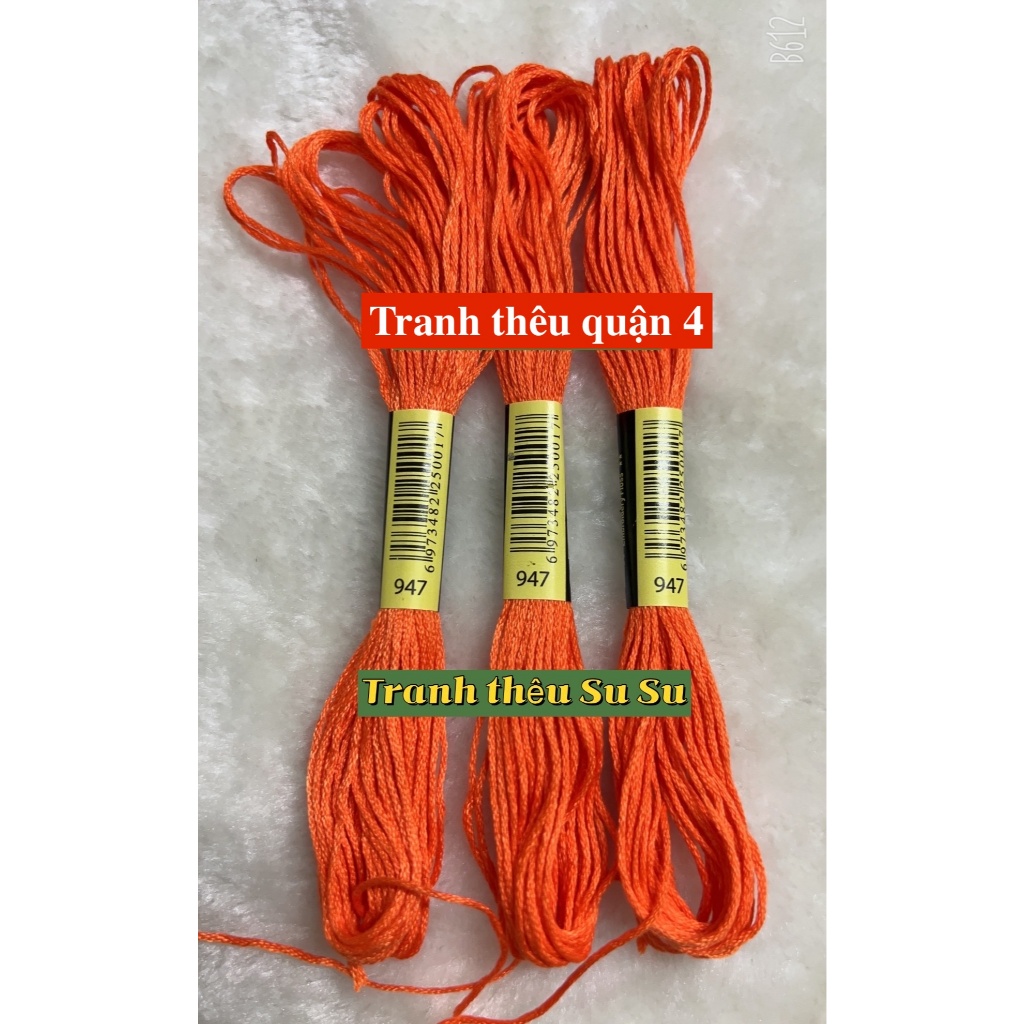 [HCM] 1 tép chỉ thêu cotton theo mã theo hệ DMC, mã từ 900 đến 967