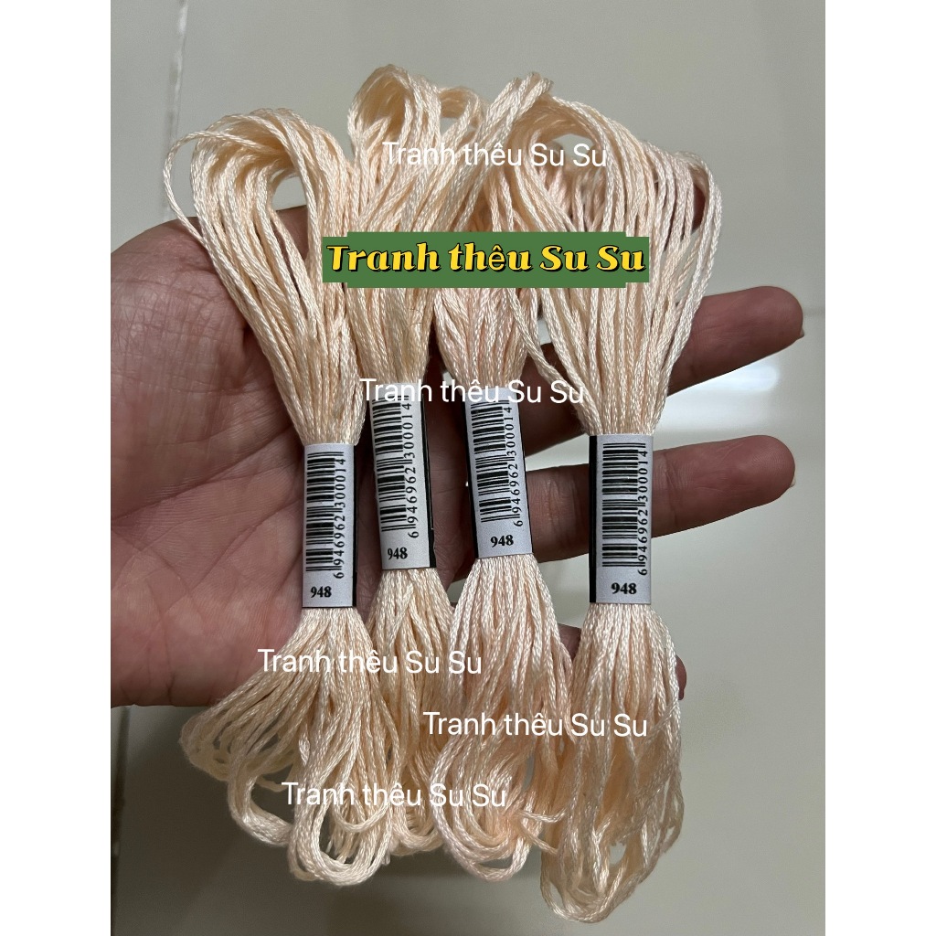 [HCM] 1 tép chỉ thêu cotton theo mã theo hệ DMC, mã từ 900 đến 967