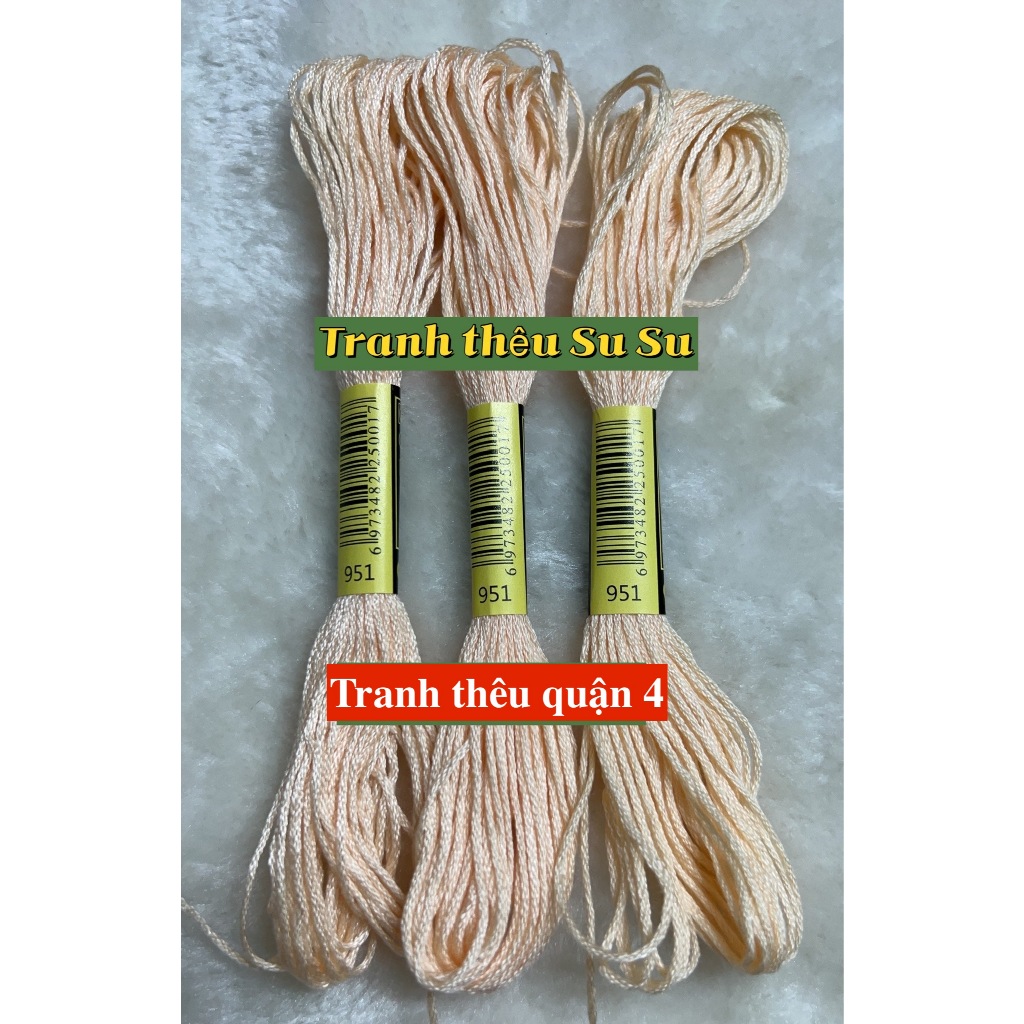 [HCM] 1 tép chỉ thêu cotton theo mã theo hệ DMC, mã từ 900 đến 967