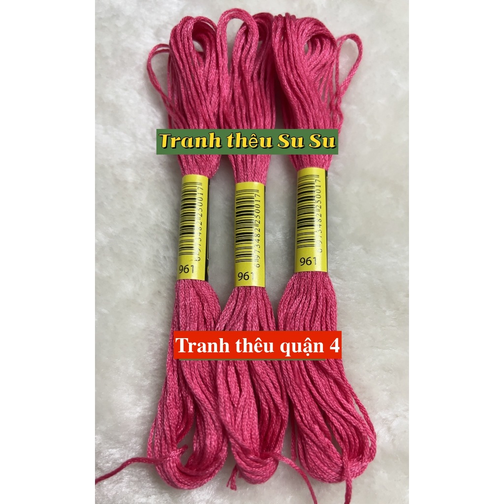 [HCM] 1 tép chỉ thêu cotton theo mã theo hệ DMC, mã từ 900 đến 967