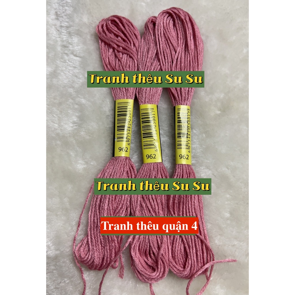 [HCM] 1 tép chỉ thêu cotton theo mã theo hệ DMC, mã từ 900 đến 967