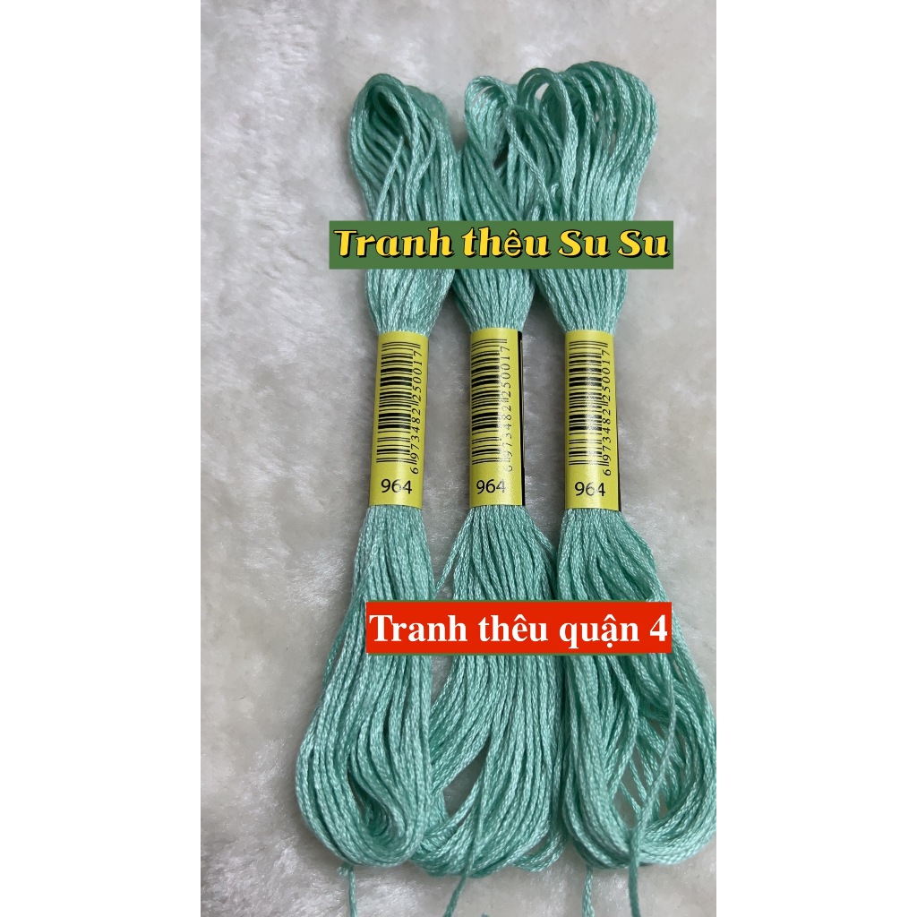 [HCM] 1 tép chỉ thêu cotton theo mã theo hệ DMC, mã từ 900 đến 967