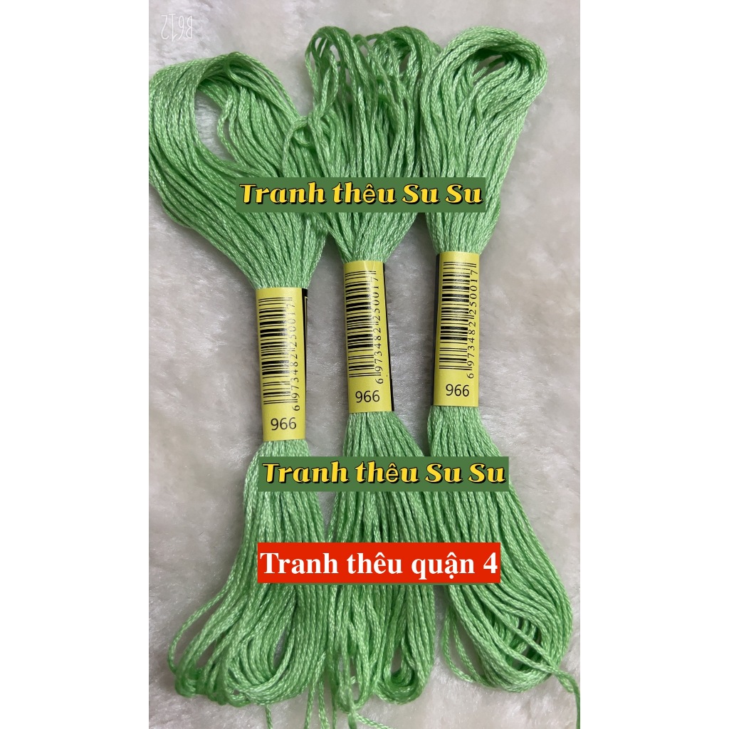 [HCM] 1 tép chỉ thêu cotton theo mã theo hệ DMC, mã từ 900 đến 967