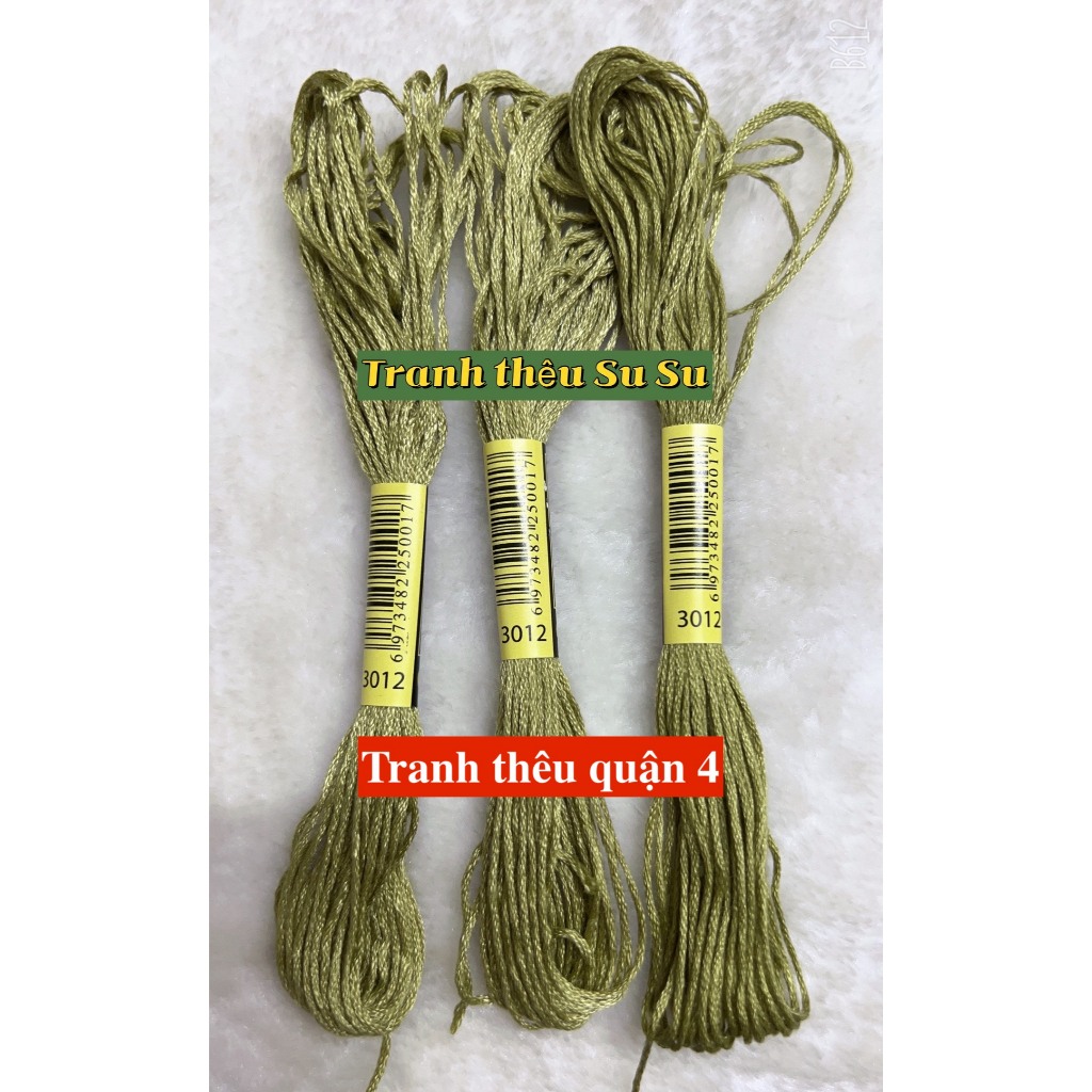 [HCM] 1 tép chỉ thêu cotton theo mã theo hệ DMC, mã từ 3011 đến 3078