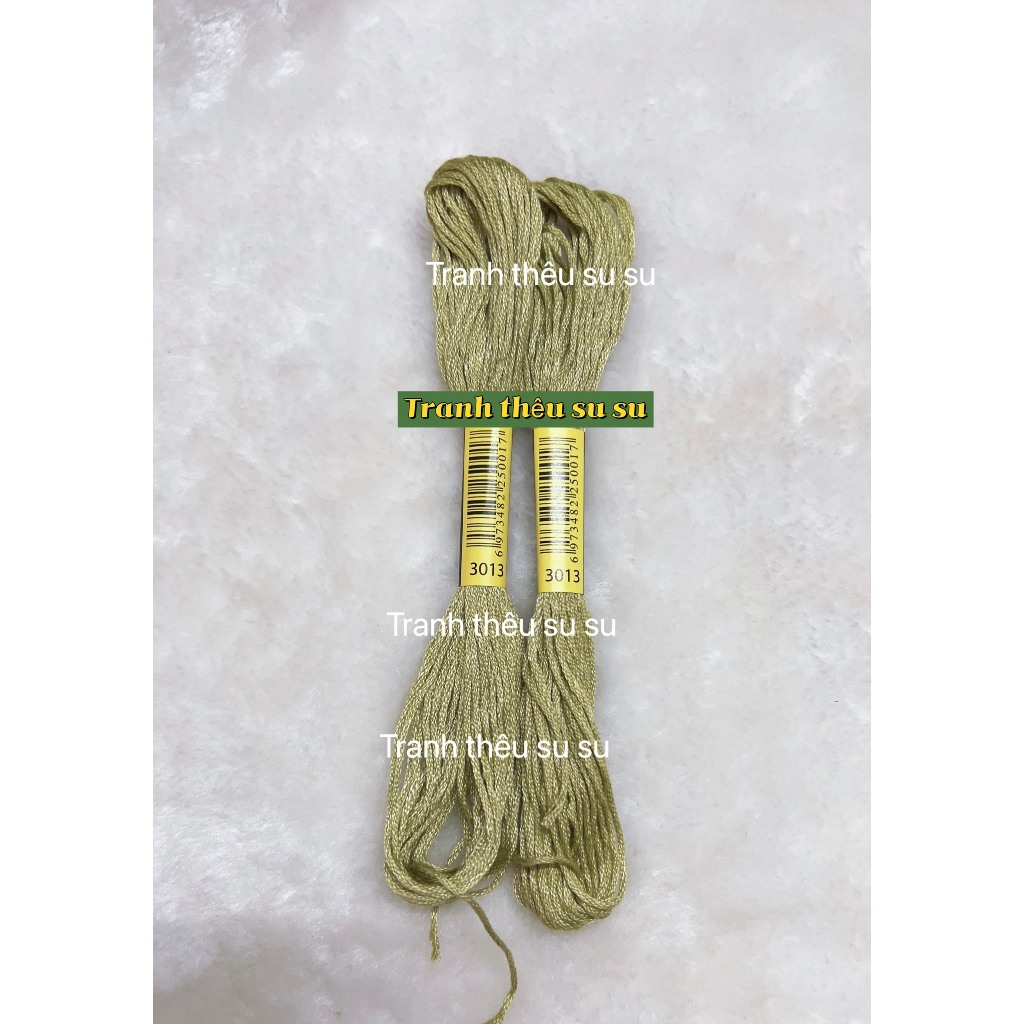 [HCM] 1 tép chỉ thêu cotton theo mã theo hệ DMC, mã từ 3011 đến 3078