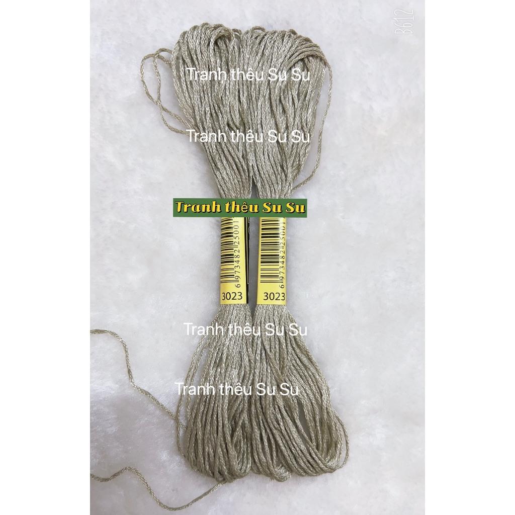 [HCM] 1 tép chỉ thêu cotton theo mã theo hệ DMC, mã từ 3011 đến 3078