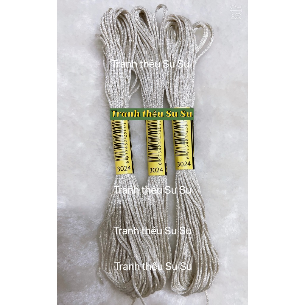 [HCM] 1 tép chỉ thêu cotton theo mã theo hệ DMC, mã từ 3011 đến 3078