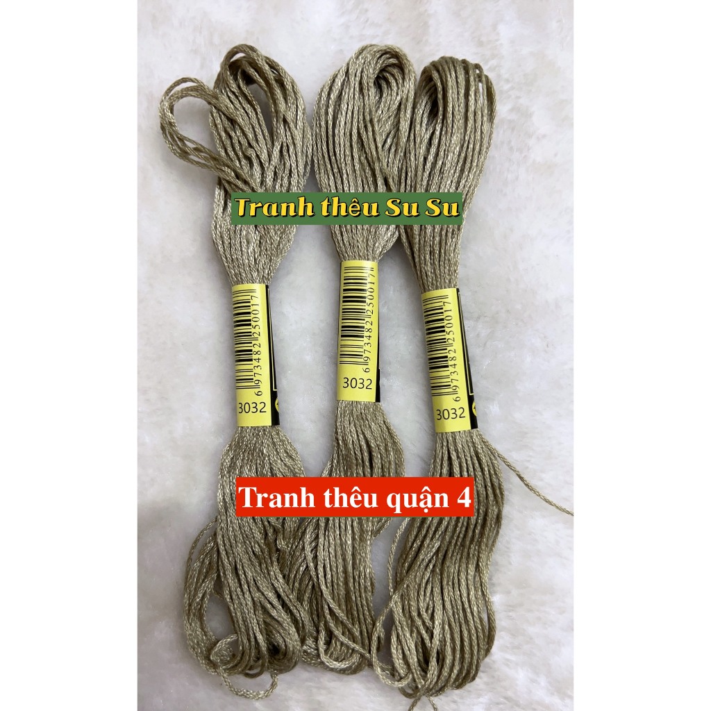 [HCM] 1 tép chỉ thêu cotton theo mã theo hệ DMC, mã từ 3011 đến 3078