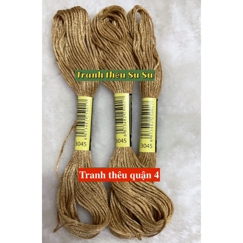 [HCM] 1 tép chỉ thêu cotton theo mã theo hệ DMC, mã từ 3011 đến 3078