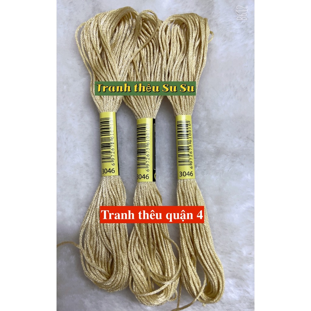 [HCM] 1 tép chỉ thêu cotton theo mã theo hệ DMC, mã từ 3011 đến 3078