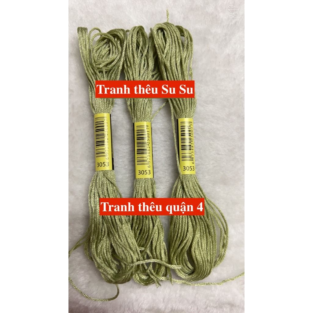 [HCM] 1 tép chỉ thêu cotton theo mã theo hệ DMC, mã từ 3011 đến 3078