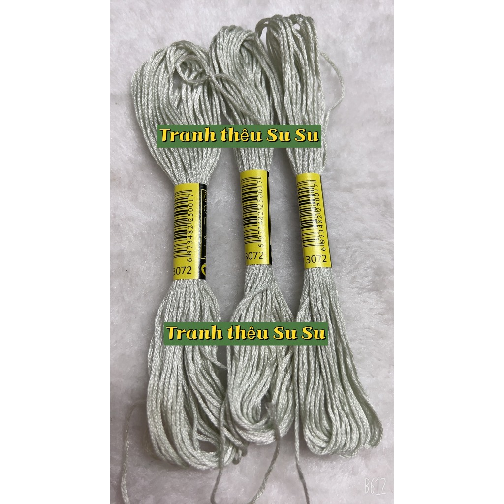 [HCM] 1 tép chỉ thêu cotton theo mã theo hệ DMC, mã từ 3011 đến 3078