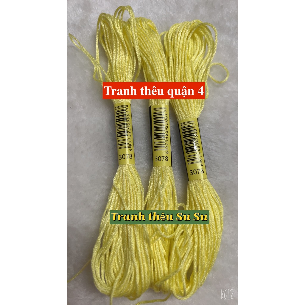 [HCM] 1 tép chỉ thêu cotton theo mã theo hệ DMC, mã từ 3011 đến 3078