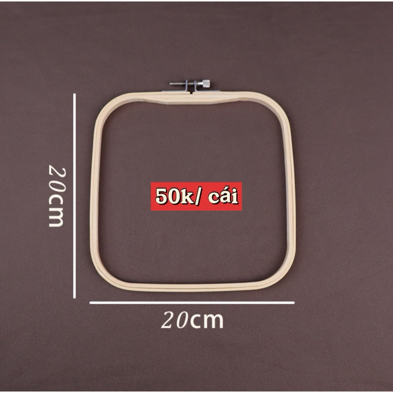 Khung tròn và khung vuông thêu tranh chữ thập