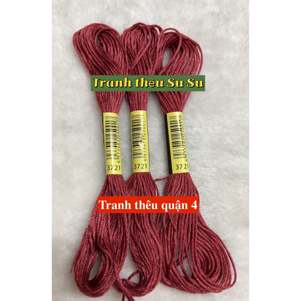 mã từ 3705 đến 3799, chỉ thêu cotton theo mã theo hệ DMC