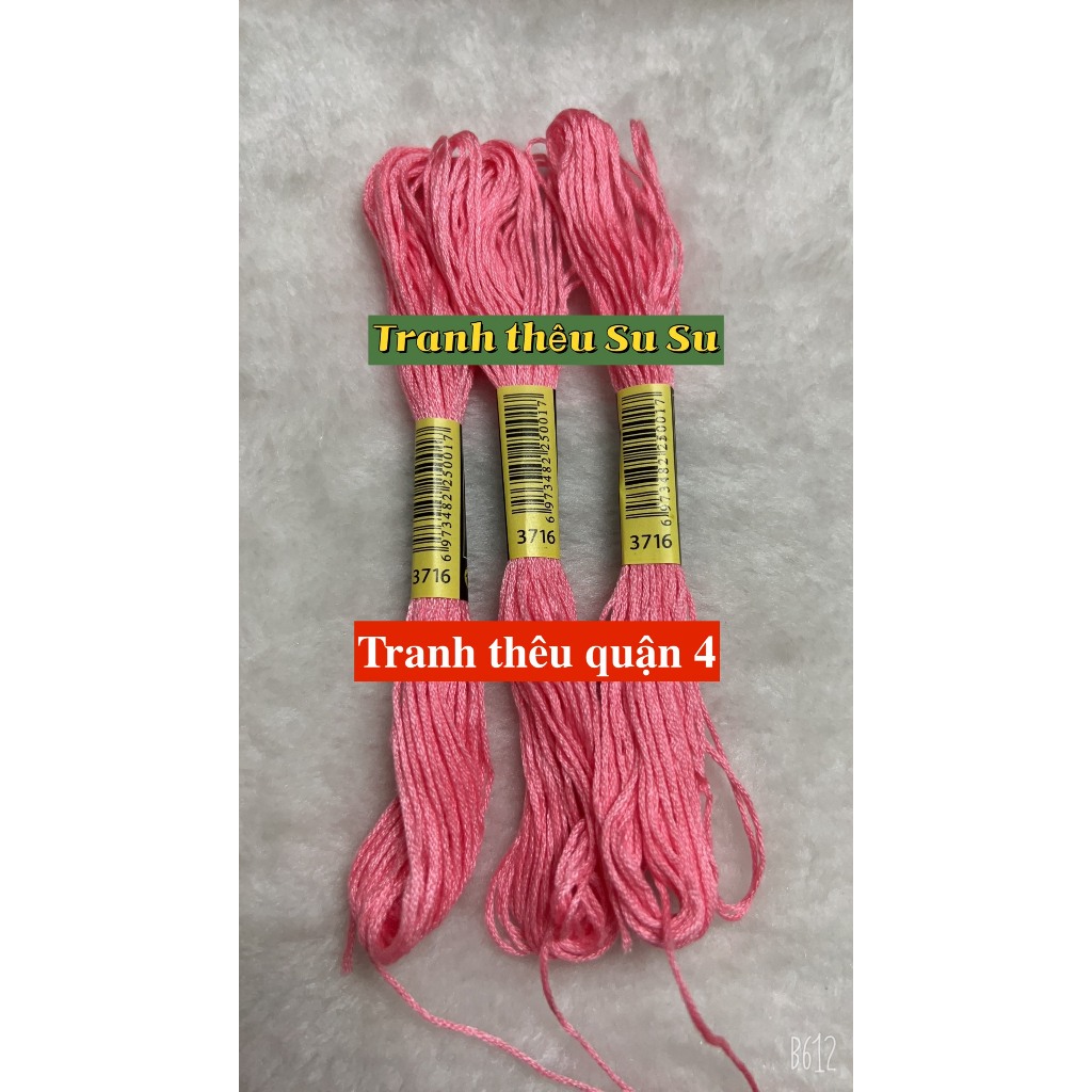 mã từ 3705 đến 3799, chỉ thêu cotton theo mã theo hệ DMC