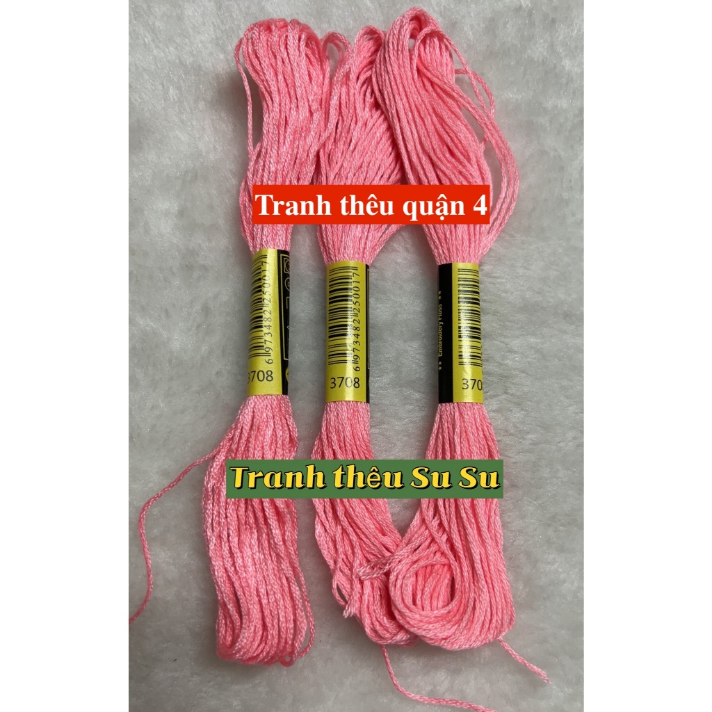 mã từ 3705 đến 3799, chỉ thêu cotton theo mã theo hệ DMC