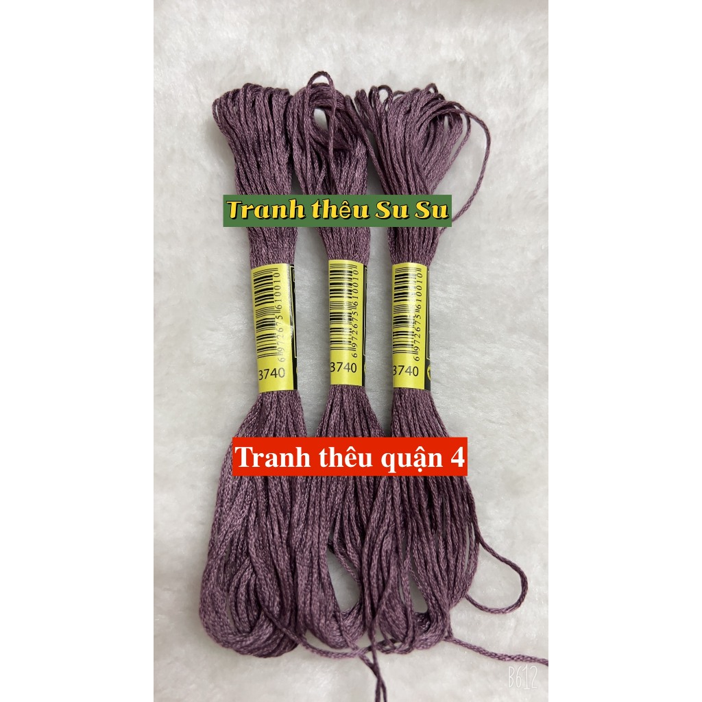 mã từ 3705 đến 3799, chỉ thêu cotton theo mã theo hệ DMC