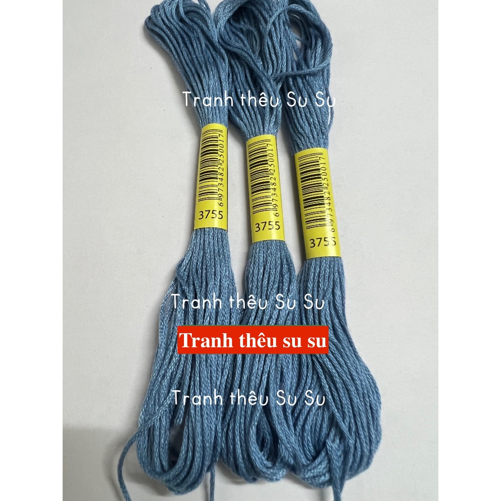 mã từ 3705 đến 3799, chỉ thêu cotton theo mã theo hệ DMC