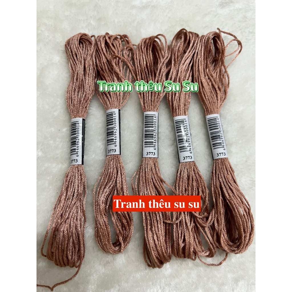 mã từ 3705 đến 3799, chỉ thêu cotton theo mã theo hệ DMC