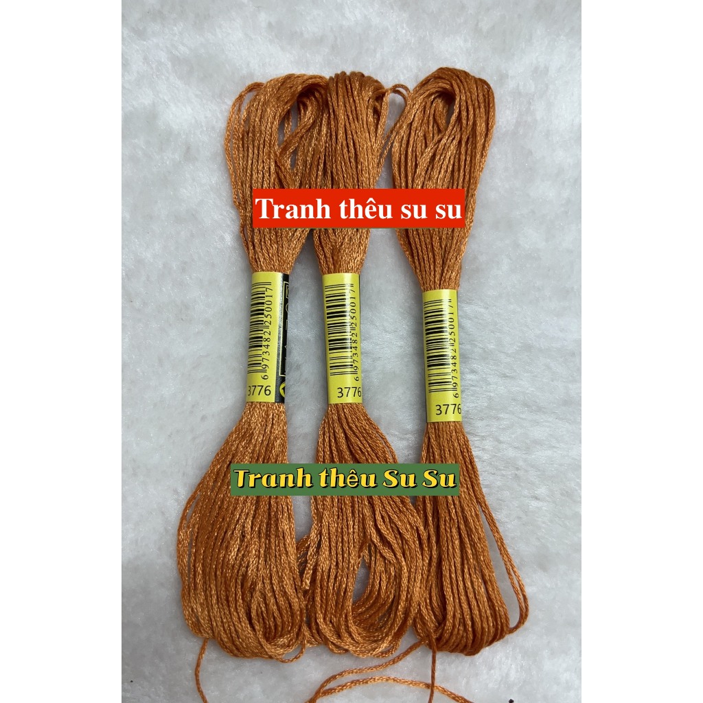 mã từ 3705 đến 3799, chỉ thêu cotton theo mã theo hệ DMC