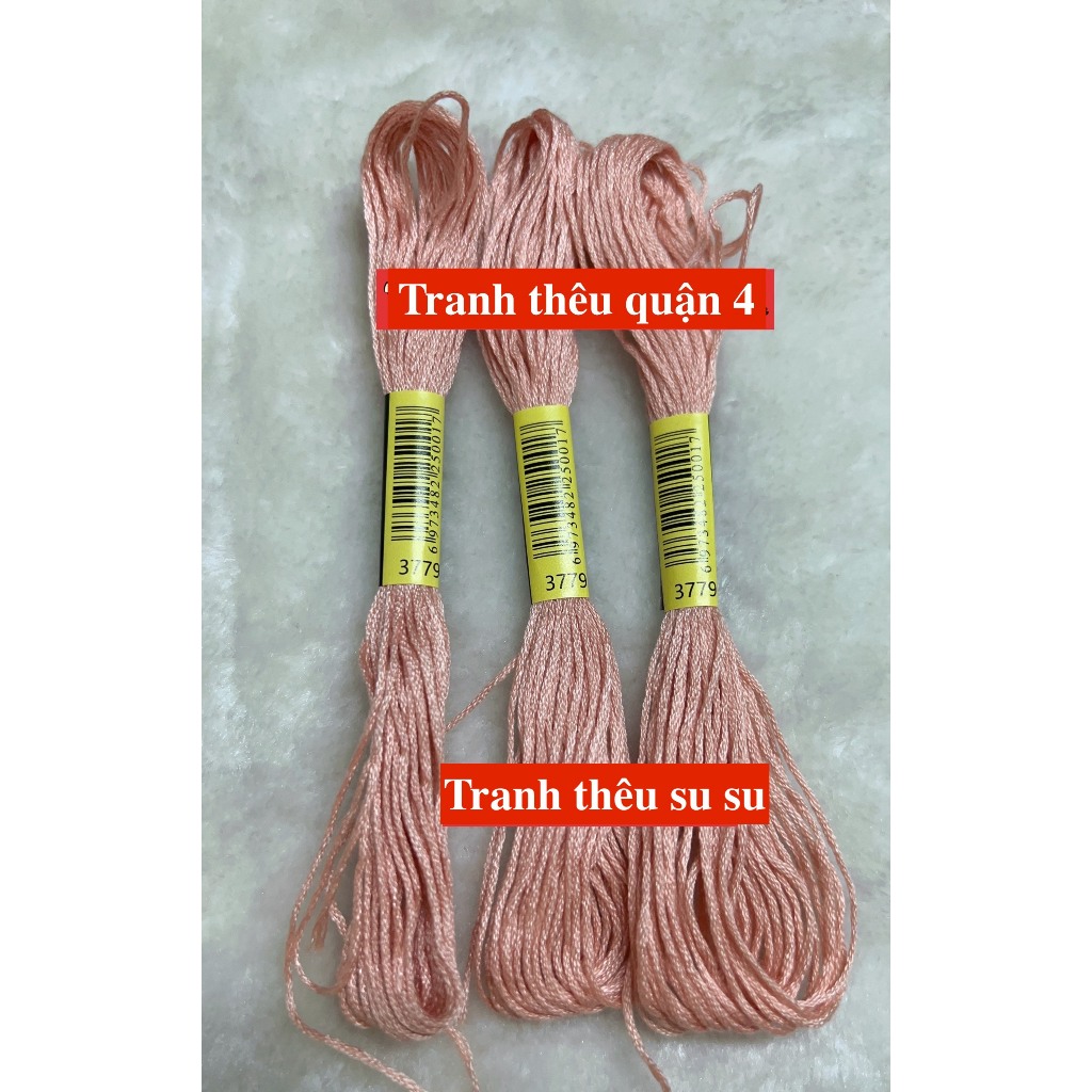 mã từ 3705 đến 3799, chỉ thêu cotton theo mã theo hệ DMC