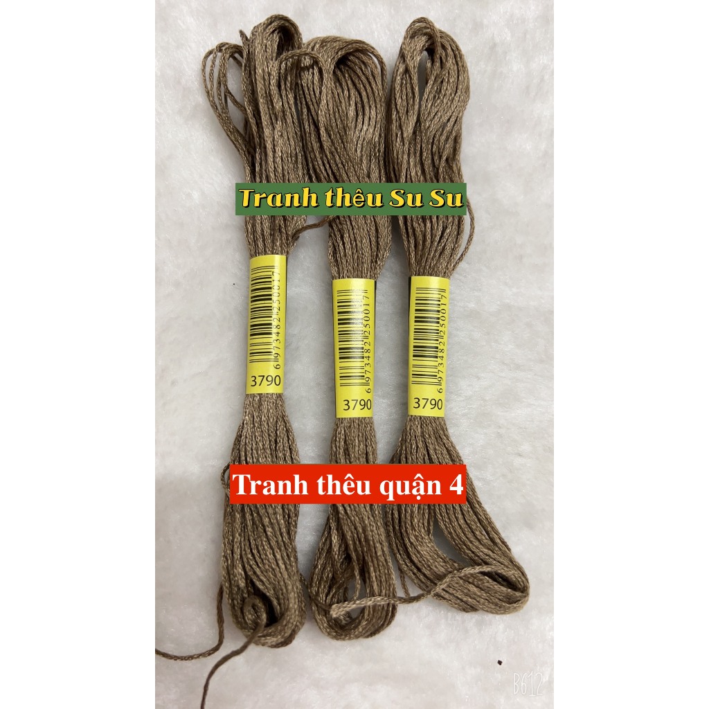 mã từ 3705 đến 3799, chỉ thêu cotton theo mã theo hệ DMC