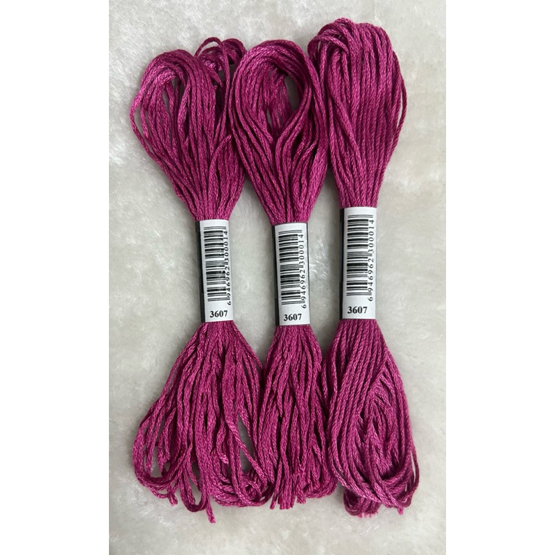 Chỉ thêu cotton theo mã DMC, mã từ 3607 đến 3689 (2 sản phẩm shop mới gửi hàng ạ)