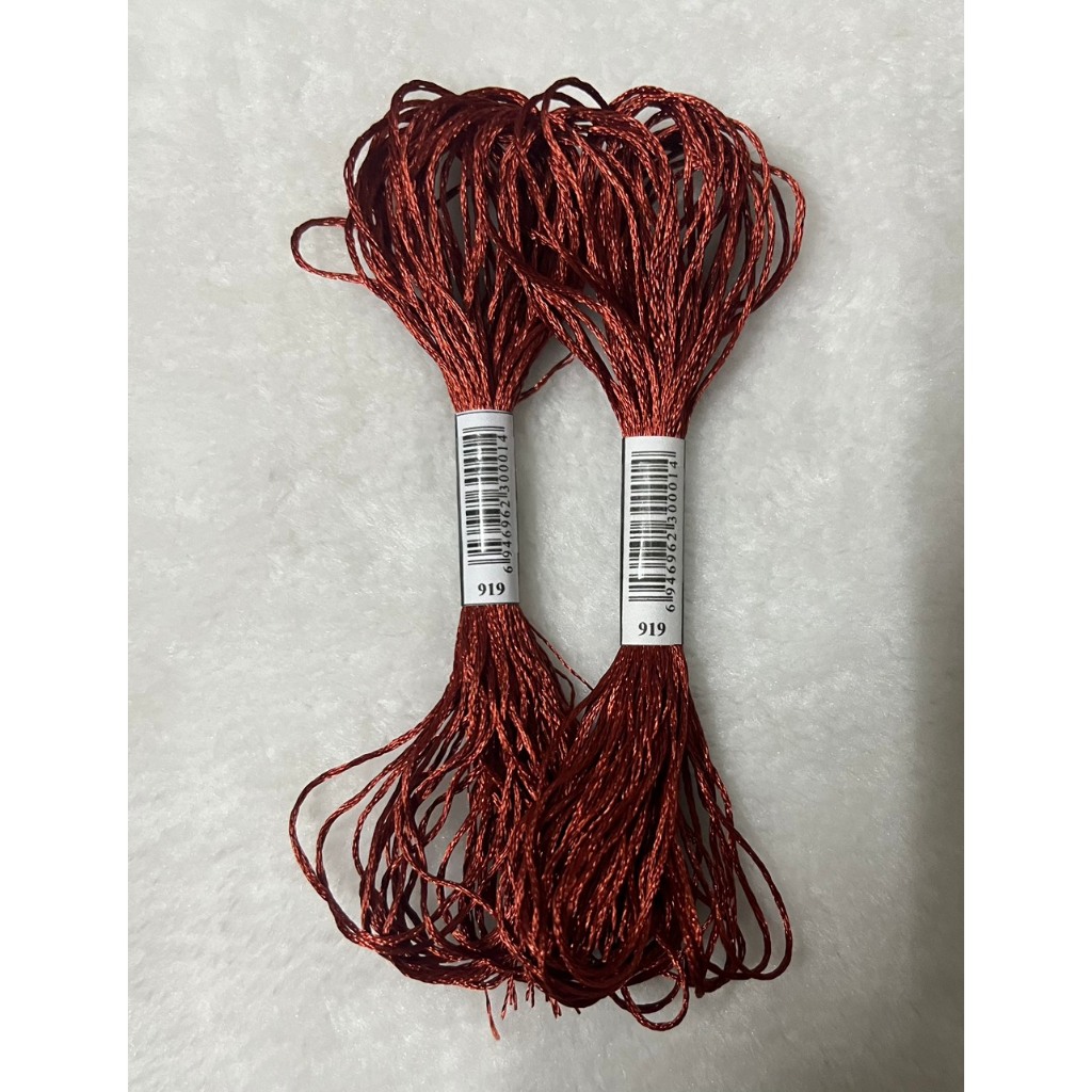 Chỉ lụa thêu tranh chữ thập, chỉ lẻ theo tép chọn màu theo hệ màu DMC (giá 1 tép)