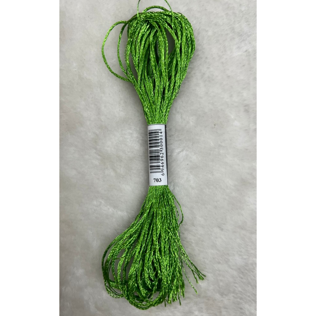 Chỉ lụa thêu tranh chữ thập, chỉ lẻ theo tép chọn màu theo hệ màu DMC (giá 1 tép)