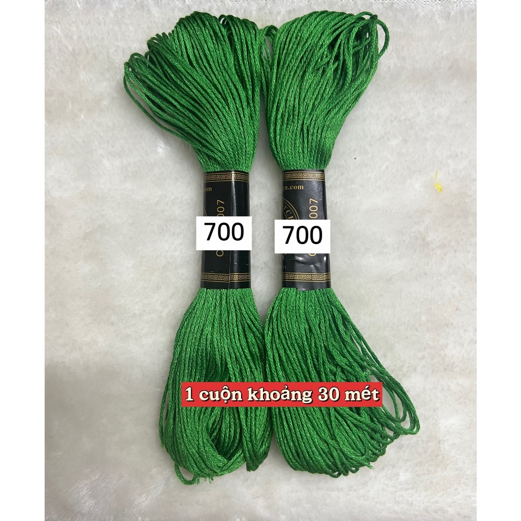 Chỉ cotton thêu tranh chữ thập, nguyên cuộn