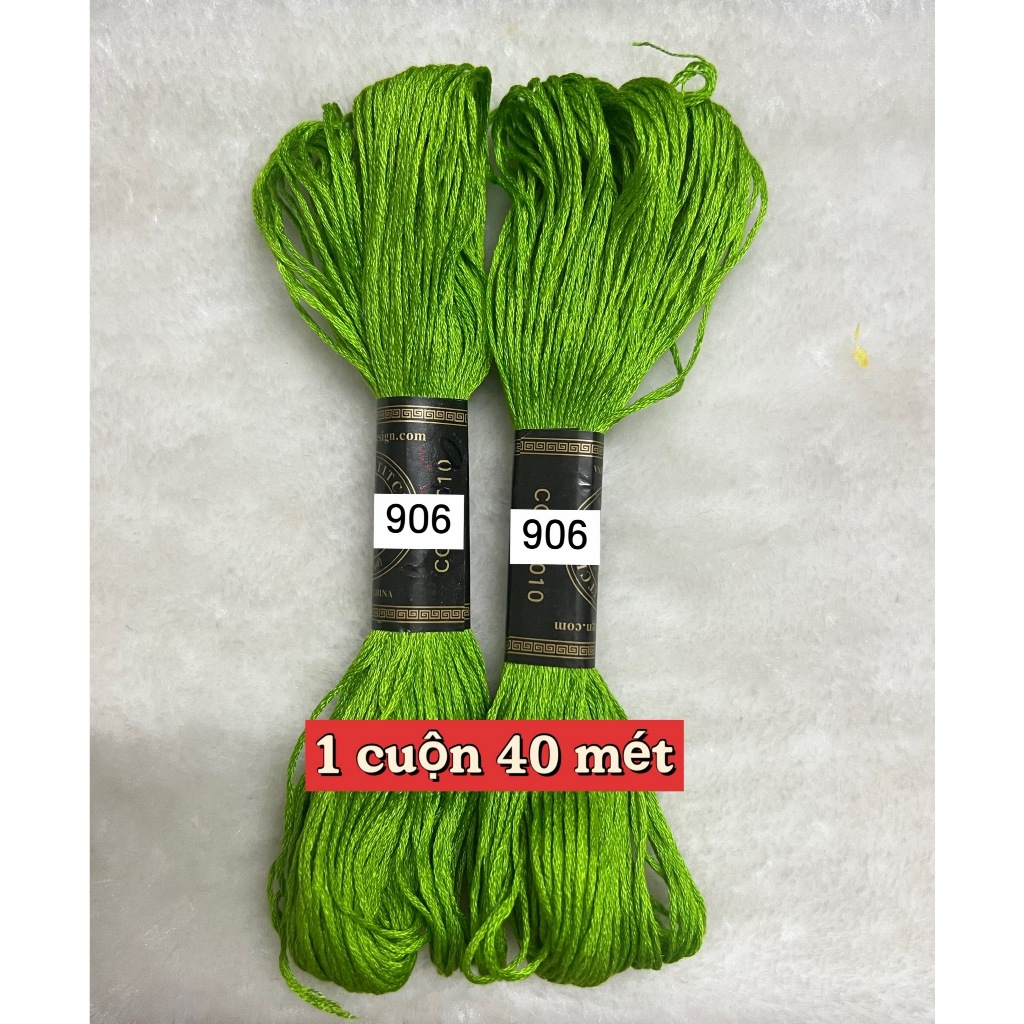 Chỉ cotton thêu tranh chữ thập, nguyên cuộn