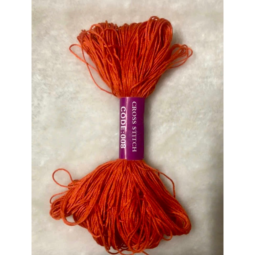 Chỉ cotton thêu tranh chữ thập, nguyên cuộn