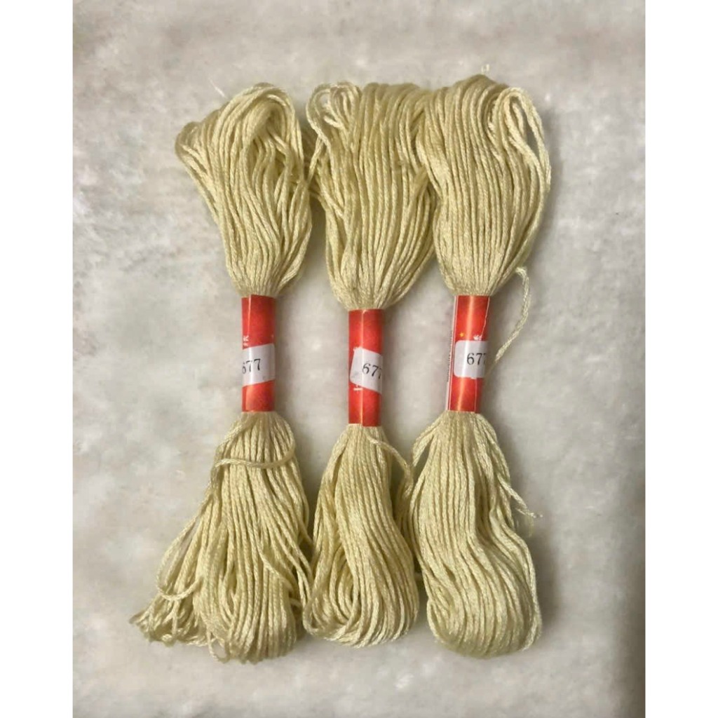 Chỉ cotton thêu tranh chữ thập, nguyên cuộn