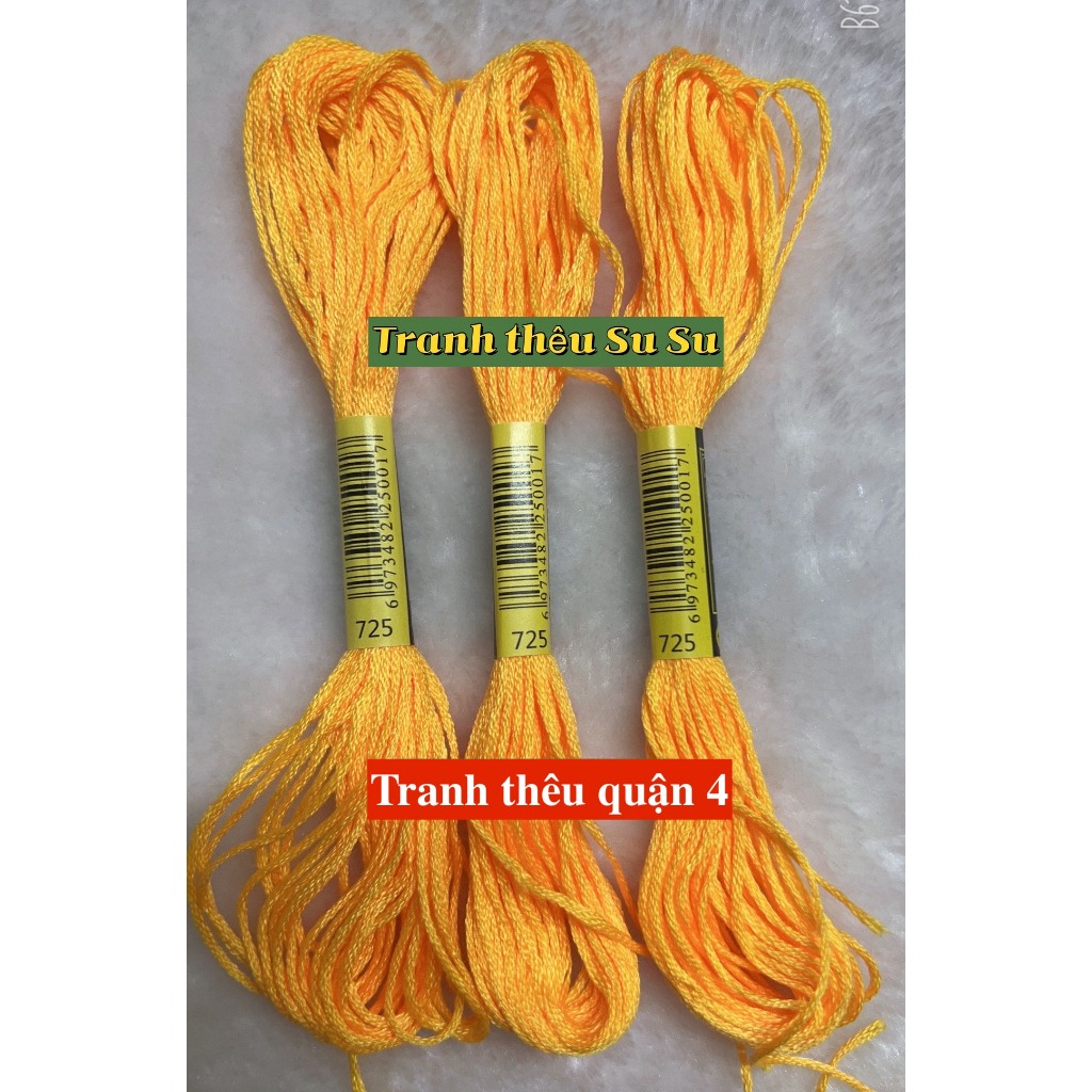 [HCM] 1 tép chỉ thêu cotton theo mã theo hệ DMC, mã từ 700 đến 799