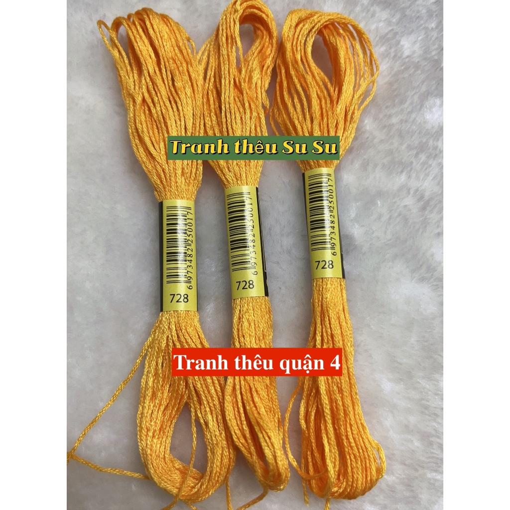 [HCM] 1 tép chỉ thêu cotton theo mã theo hệ DMC, mã từ 700 đến 799