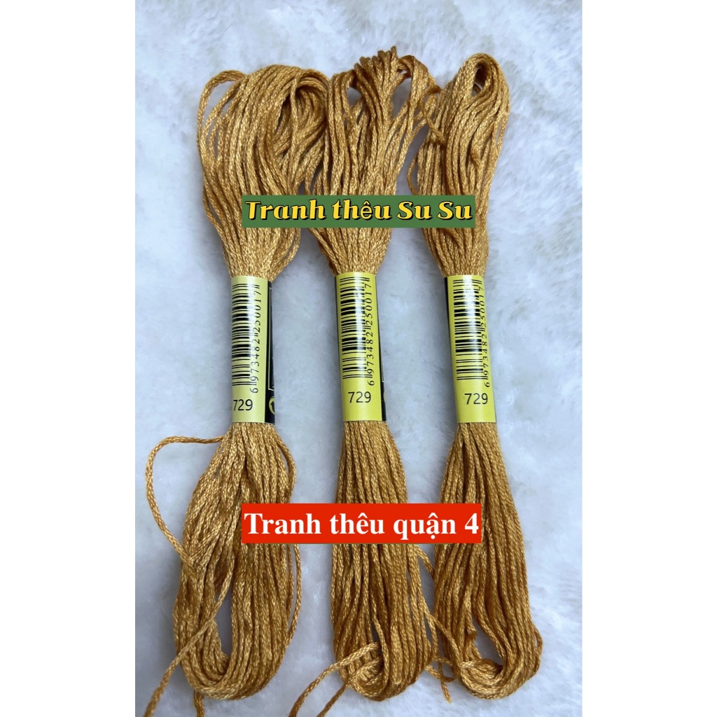 [HCM] 1 tép chỉ thêu cotton theo mã theo hệ DMC, mã từ 700 đến 799