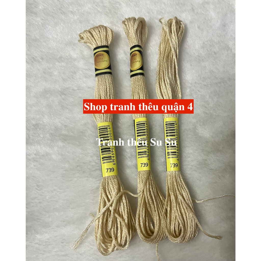 [HCM] 1 tép chỉ thêu cotton theo mã theo hệ DMC, mã từ 700 đến 799
