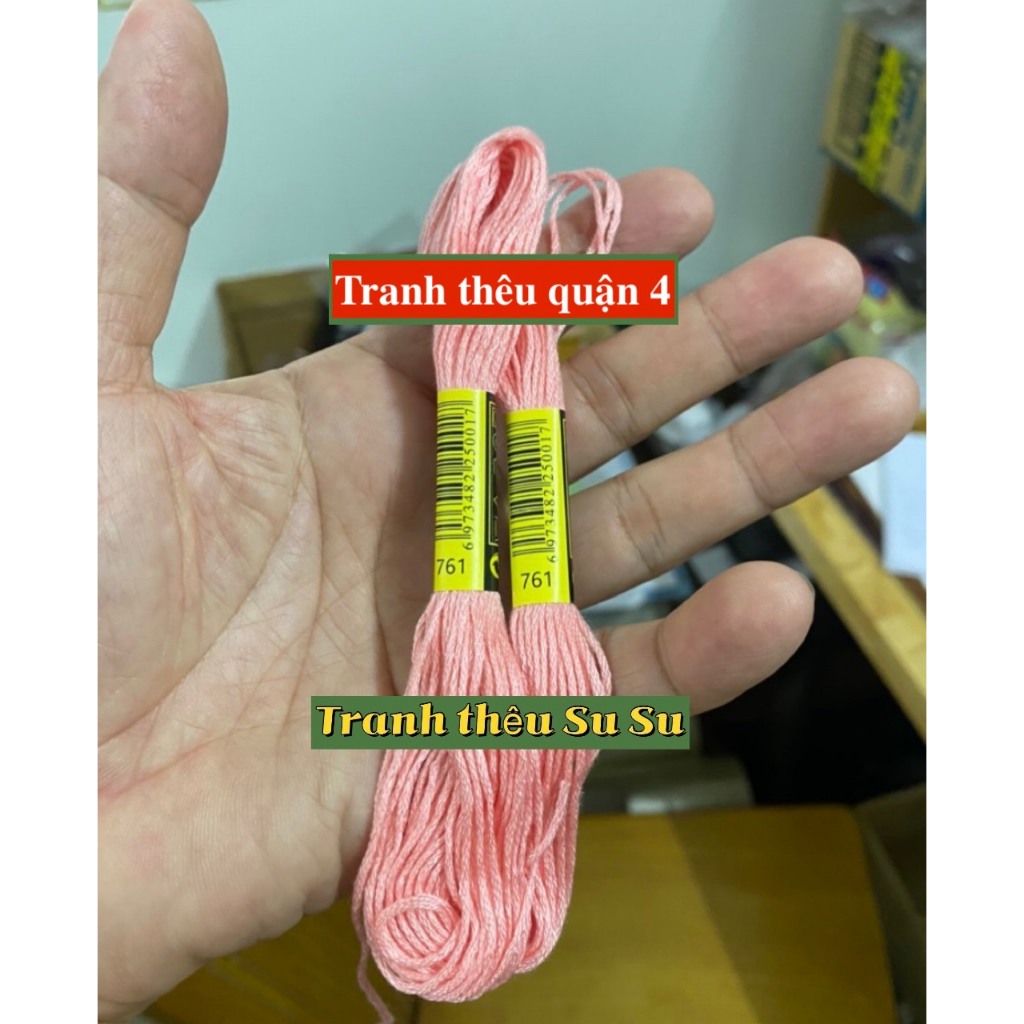 [HCM] 1 tép chỉ thêu cotton theo mã theo hệ DMC, mã từ 700 đến 799