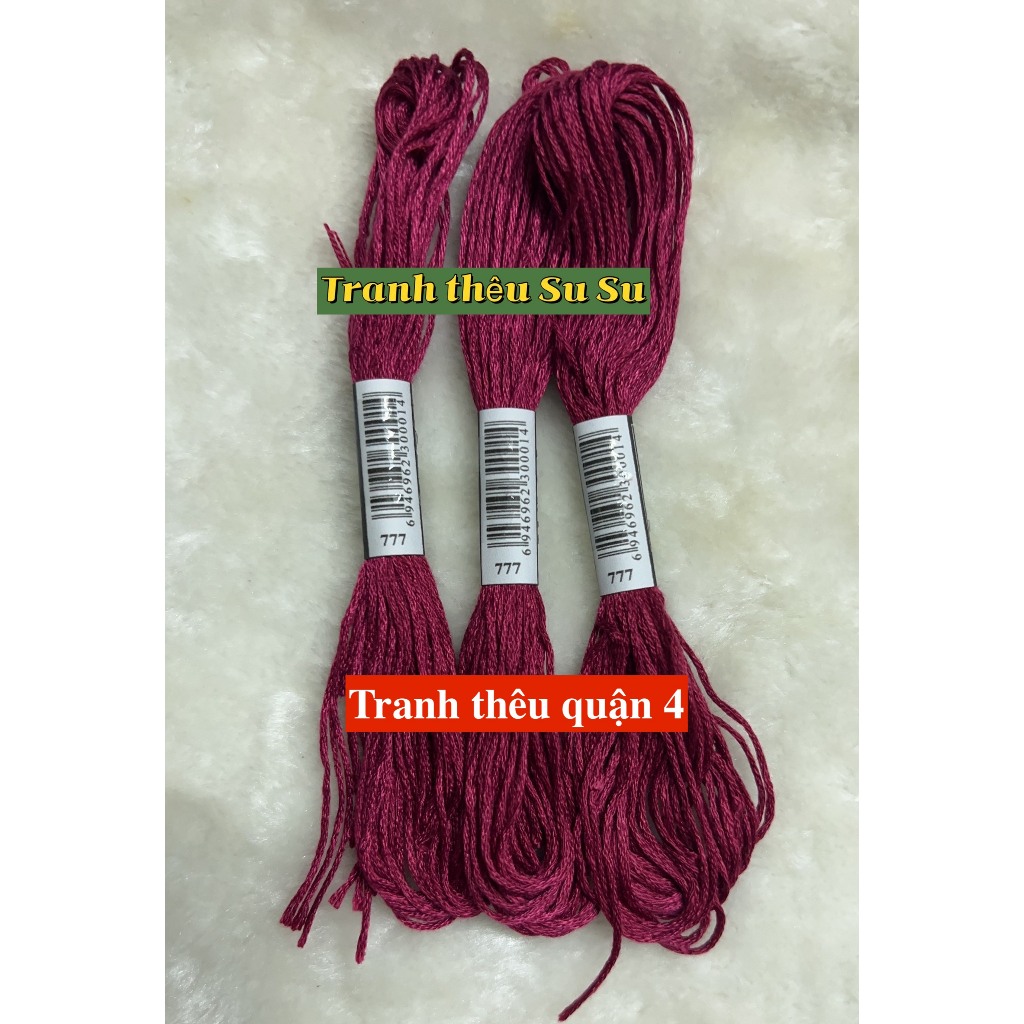 [HCM] 1 tép chỉ thêu cotton theo mã theo hệ DMC, mã từ 700 đến 799