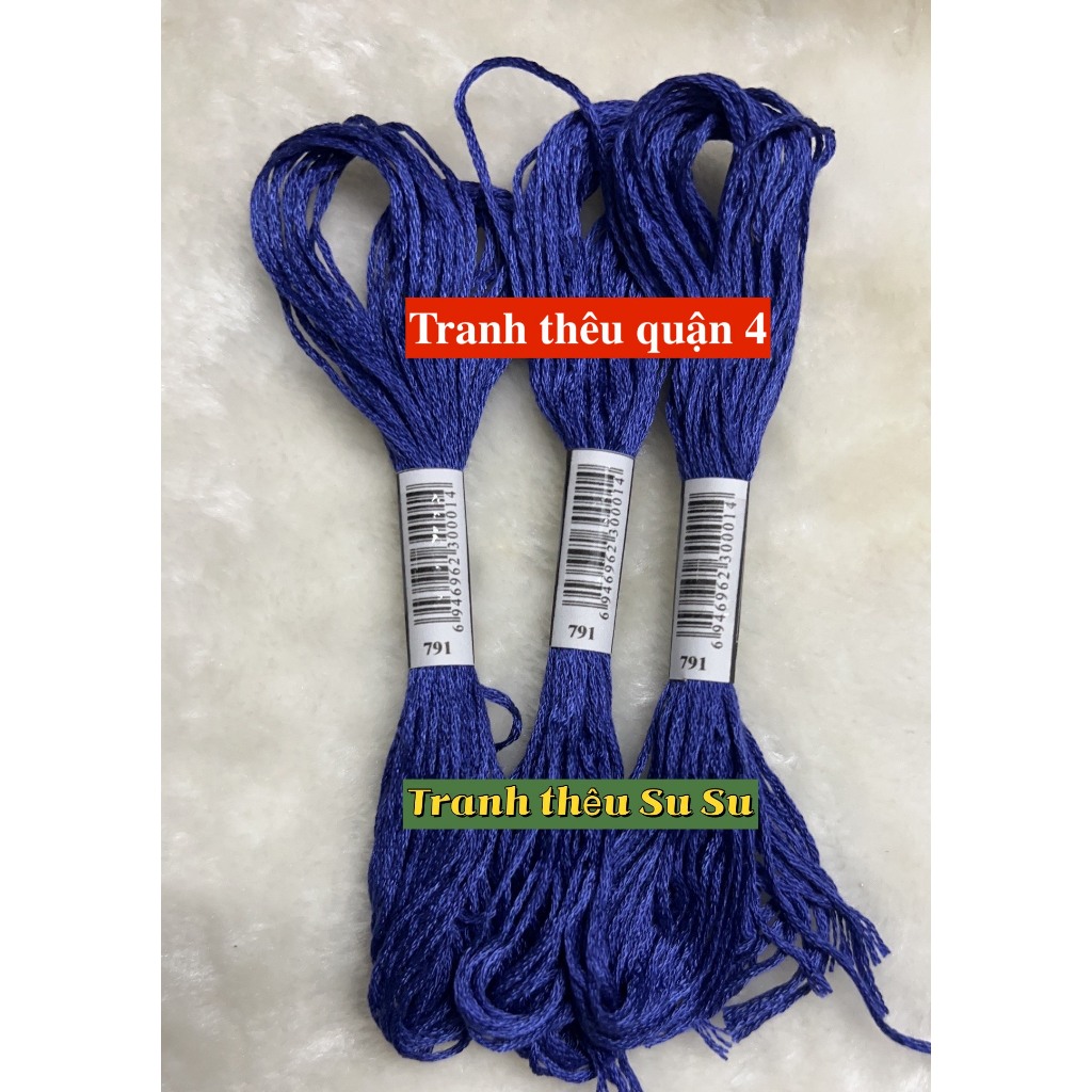 [HCM] 1 tép chỉ thêu cotton theo mã theo hệ DMC, mã từ 700 đến 799